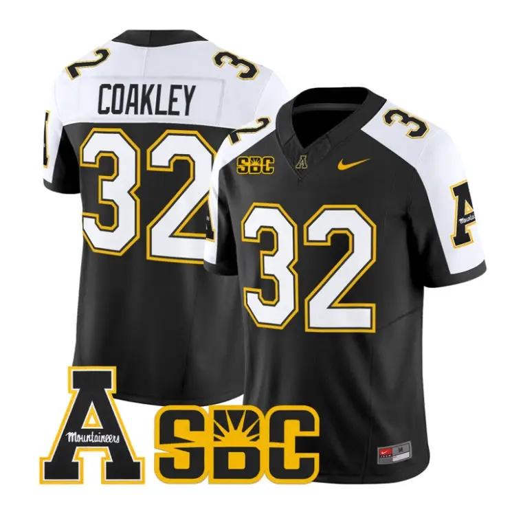 Dexter Coakley Jersey #32 App State Mountaineers 2026 Vapor Stitched by My Store NCAA Football Jerseys