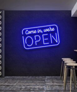 Come In, We're Open 2 Led Neon Sign Light by VN339