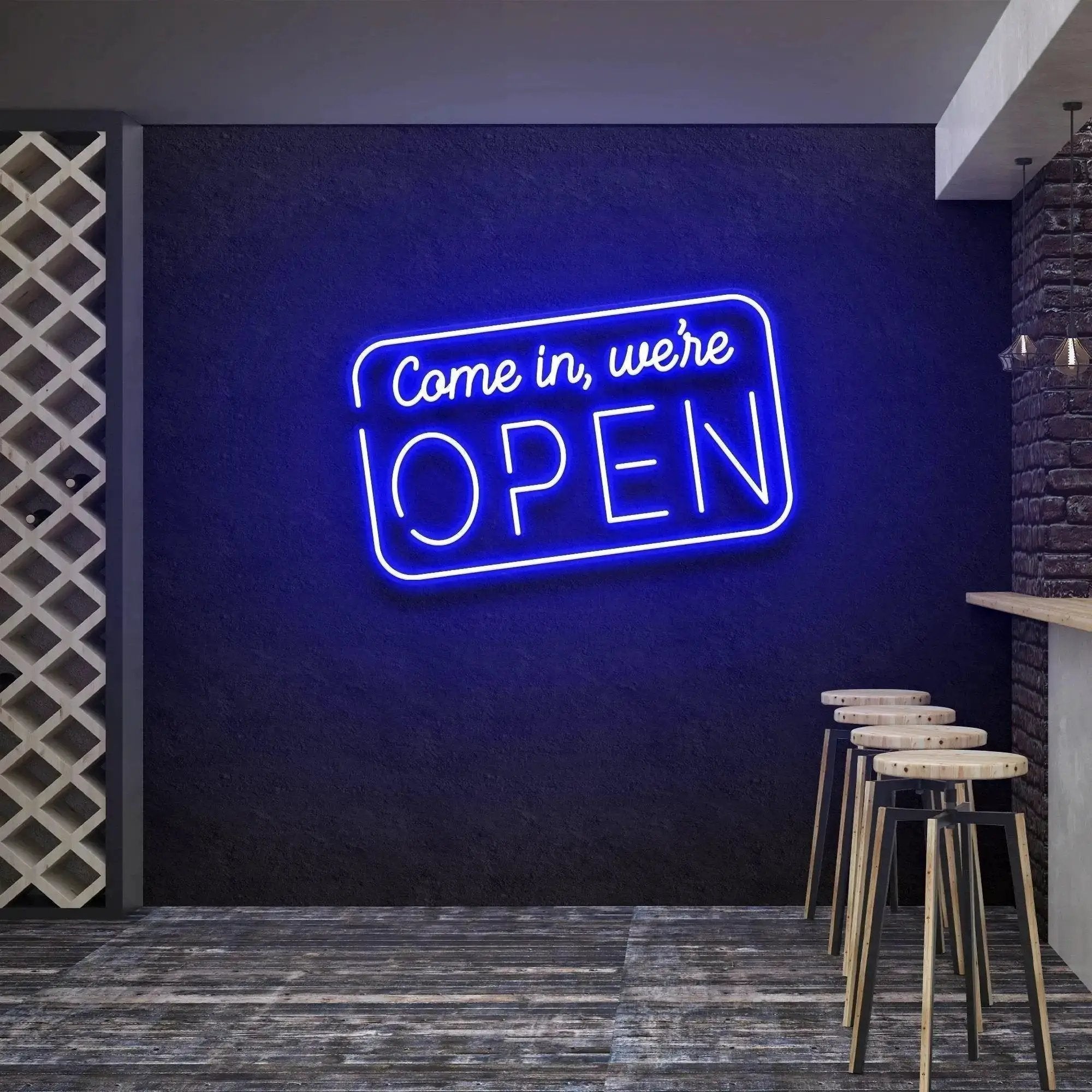 Come In, We're Open 2 Led Neon Sign Light by VN339