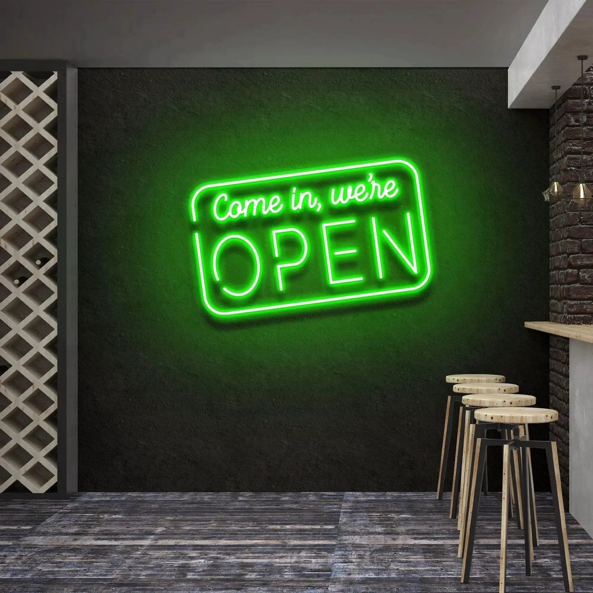 Come In, We're Open 2 Led Neon Sign Light by VN339