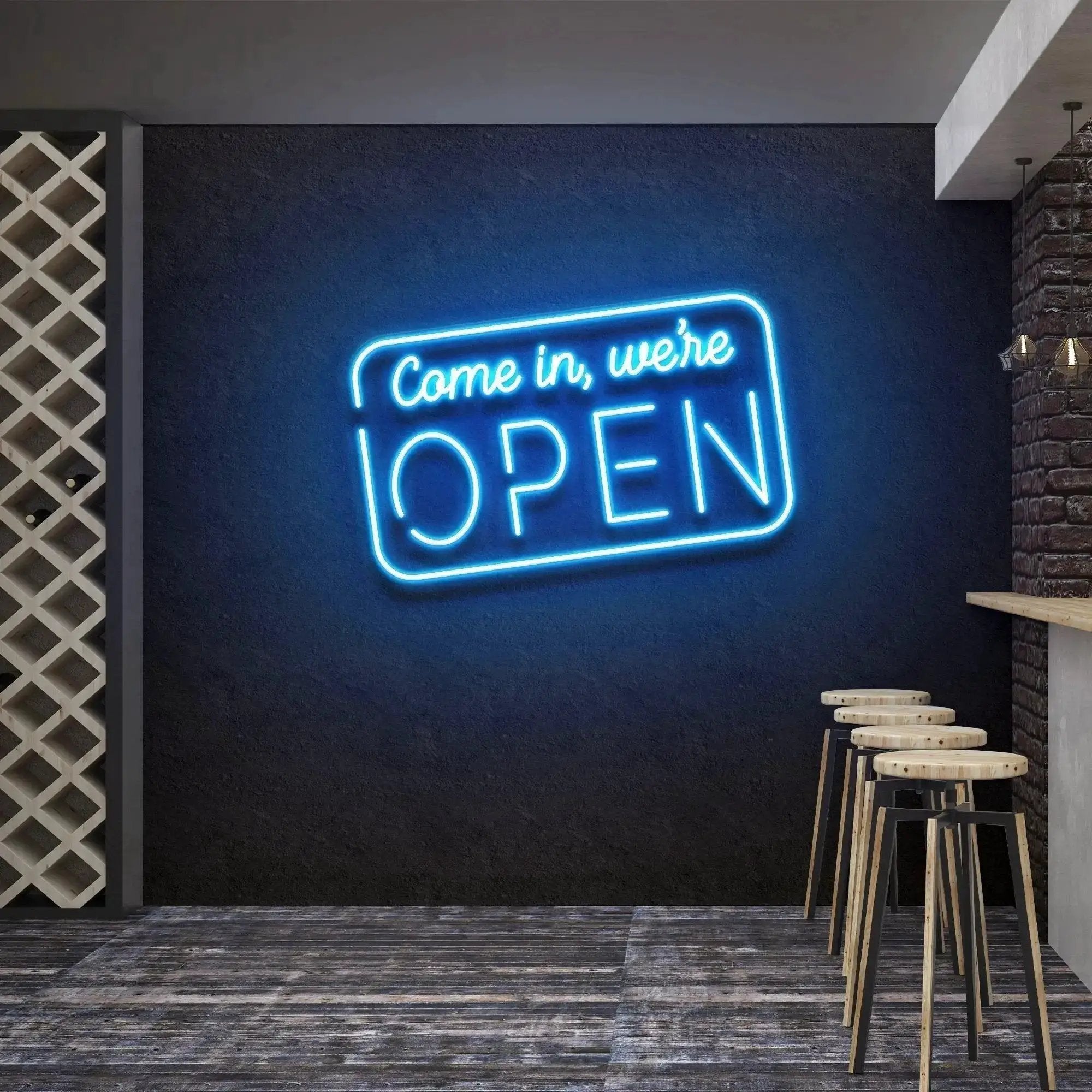 Come In, We're Open 2 Led Neon Sign Light by VN339