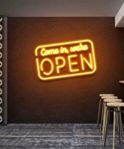 Come In, We're Open 2 Led Neon Sign Light by VN339