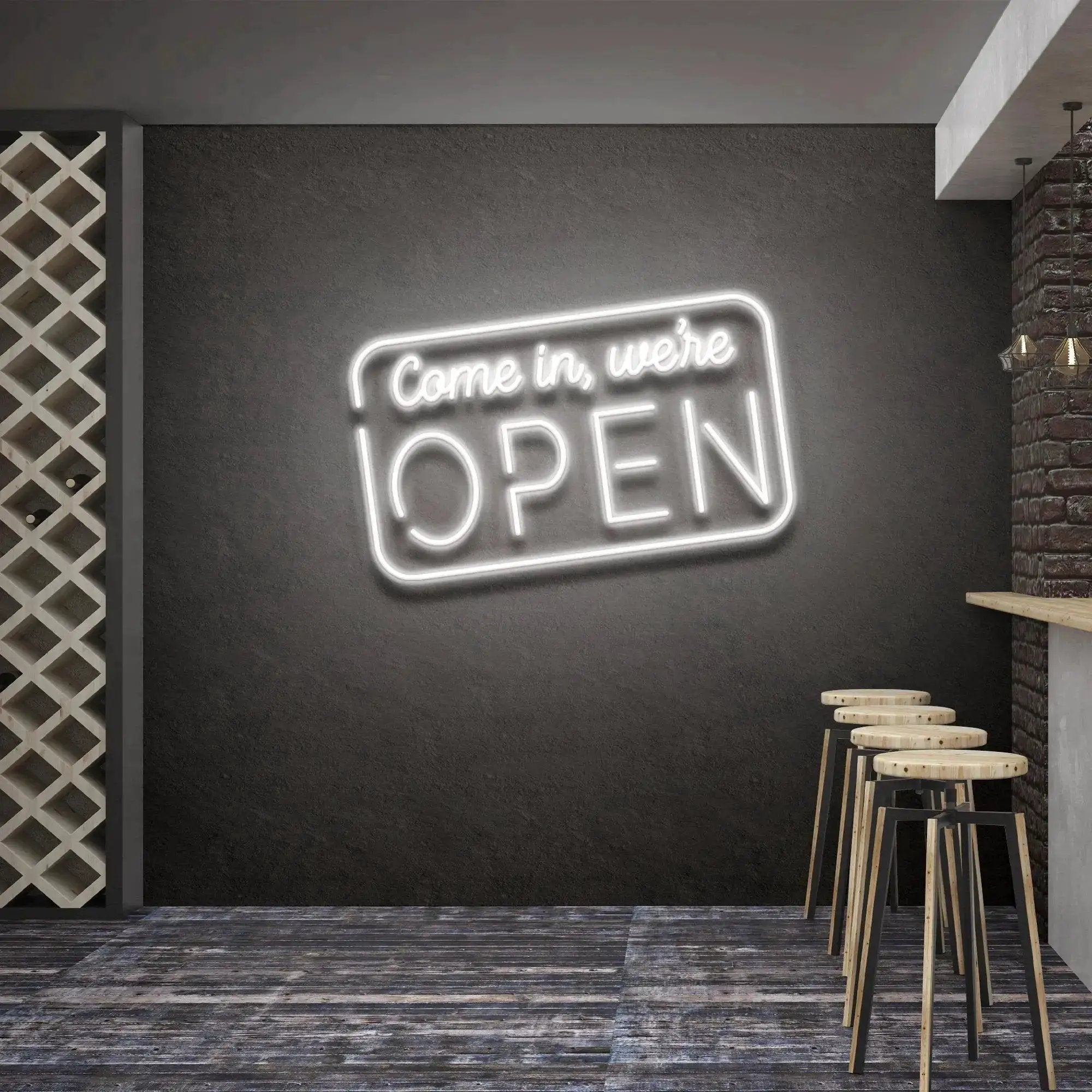 Come In, We're Open 2 Led Neon Sign Light by VN339