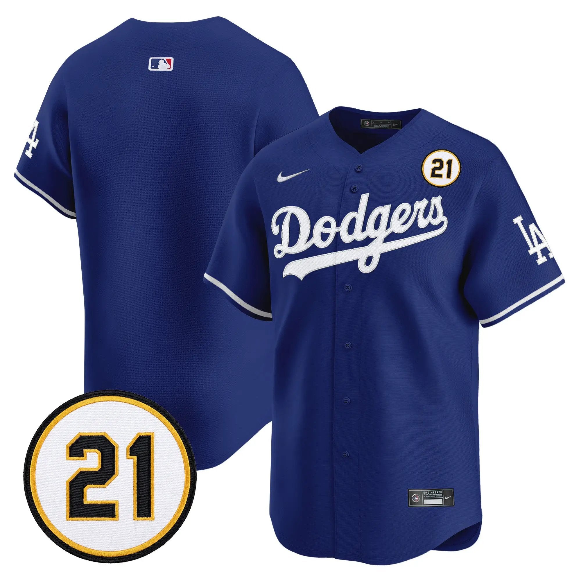 Team Jersey Blank Los Angeles Dodgers Roberto Clemente Tribute Patch Vapor Premier Limited Stitched - Top Design Fan Team Jersey Blank Los Angeles Dodgers Roberto Clemente Tribute Patch Vapor Premier Limited Stitched