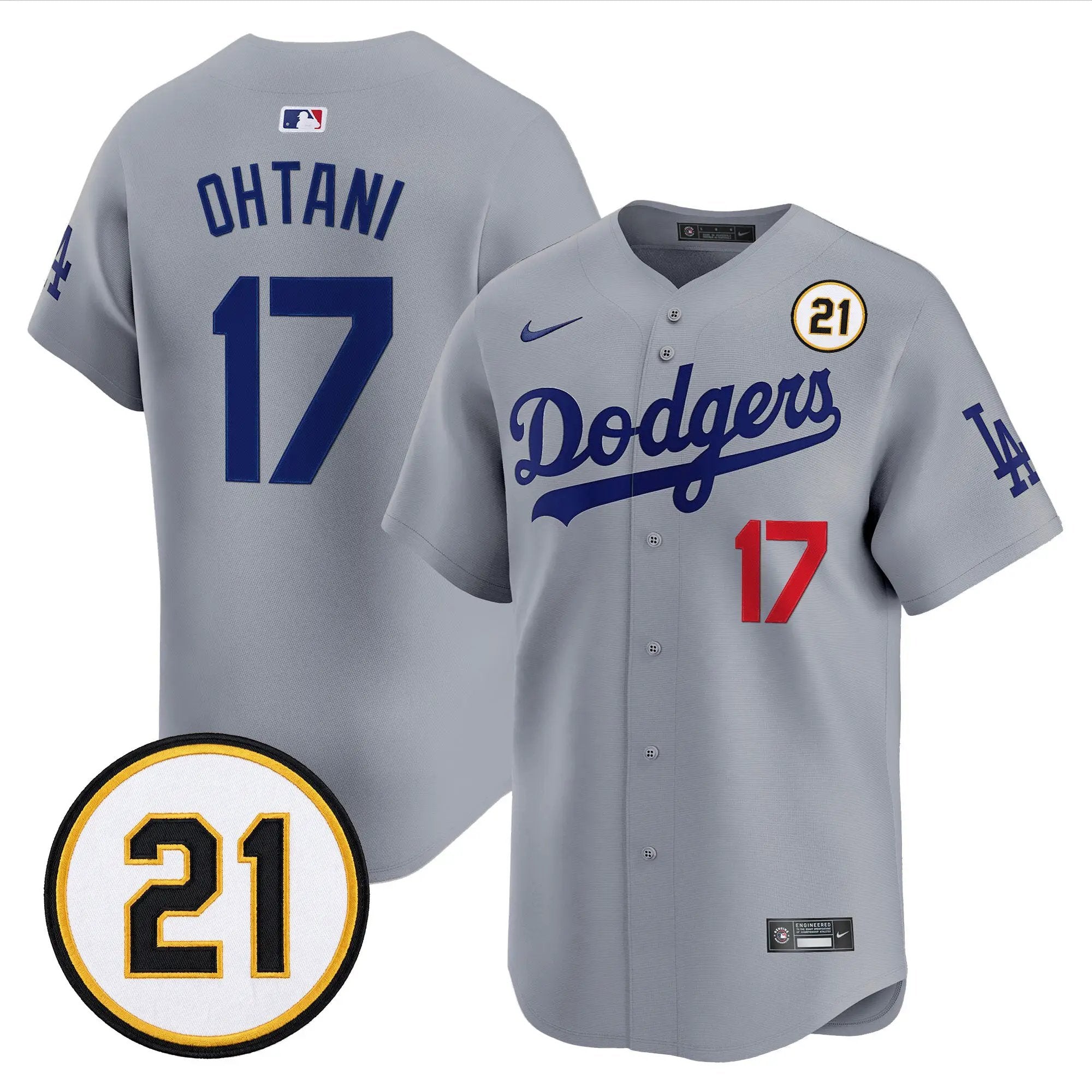 shohei-ohtani-jersey-17-los-angeles-dodgers-roberto-clemente-tribute-patch-vapor-premier-limited-stitched-03 - Top Design Fan Shohei Ohtani Jersey #17 Los Angeles Dodgers Roberto Clemente Tribute Patch Vapor Premier Limited Stitched