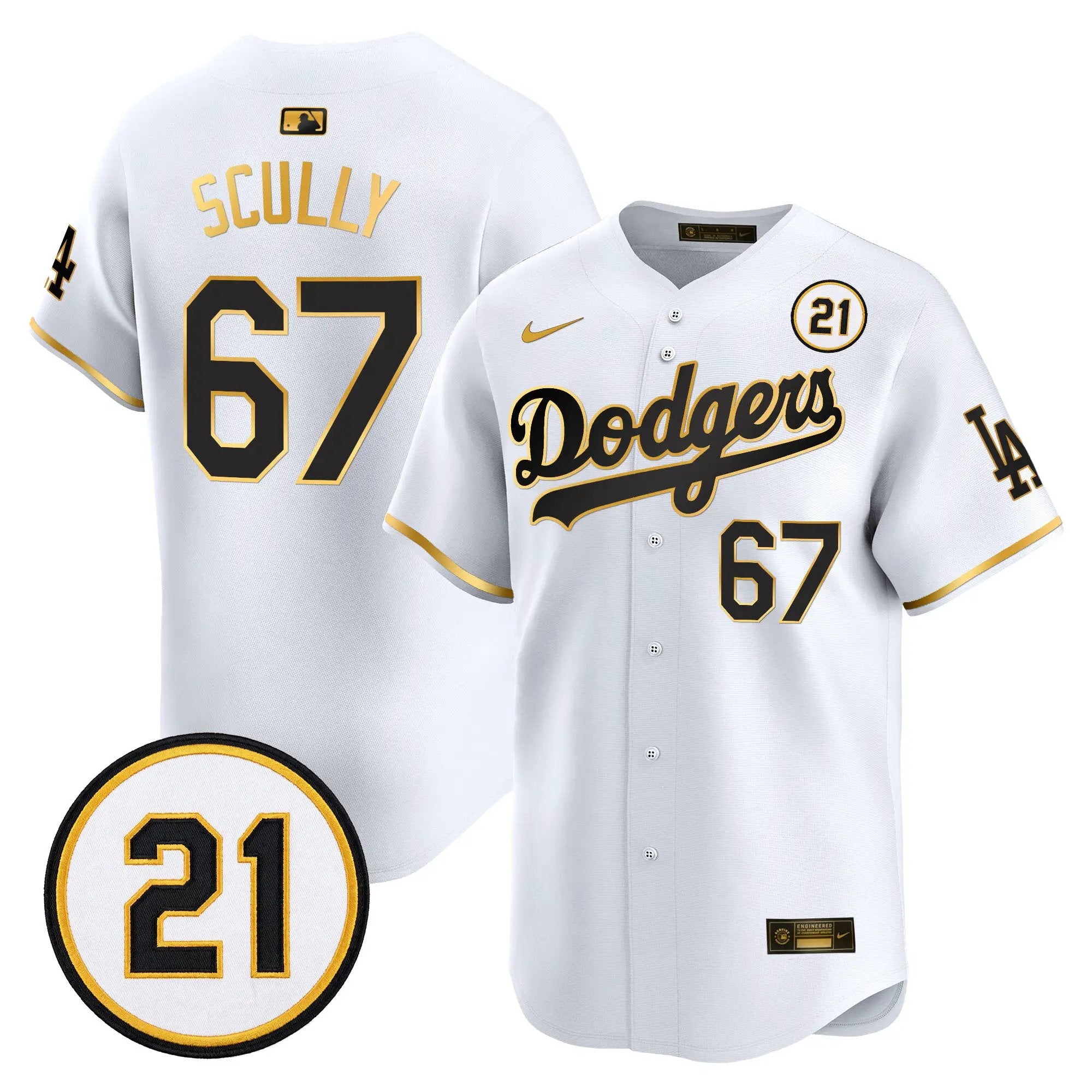 vin-scully-jersey-67-los-angeles-dodgers-roberto-clemente-tribute-patch-vapor-premier-limited-stitched-04 - Top Design Fan Vin Scully Jersey #67 Los Angeles Dodgers Roberto Clemente Tribute Patch Vapor Premier Limited Stitched