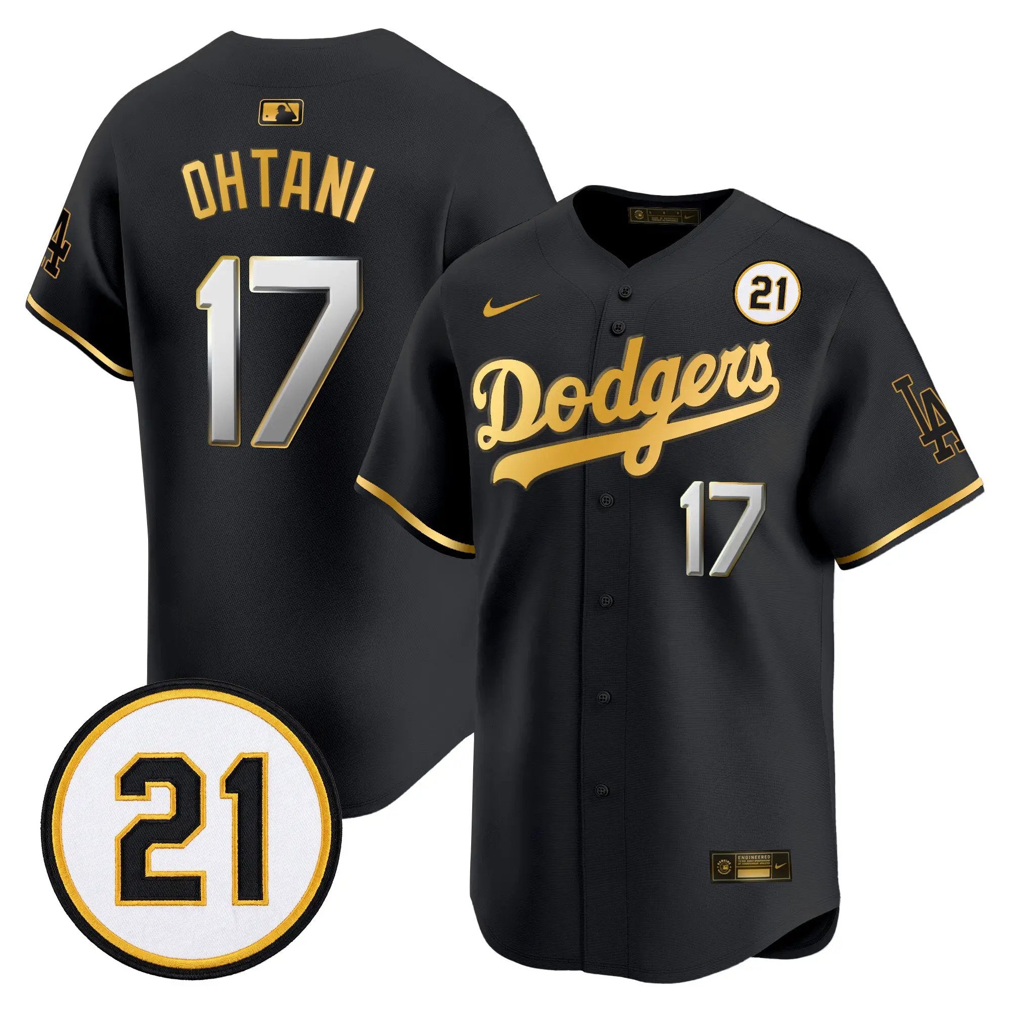shohei-ohtani-jersey-17-los-angeles-dodgers-roberto-clemente-tribute-patch-vapor-premier-limited-stitched-05 - Top Design Fan Shohei Ohtani Jersey #17 Los Angeles Dodgers Roberto Clemente Tribute Patch Vapor Premier Limited Stitched