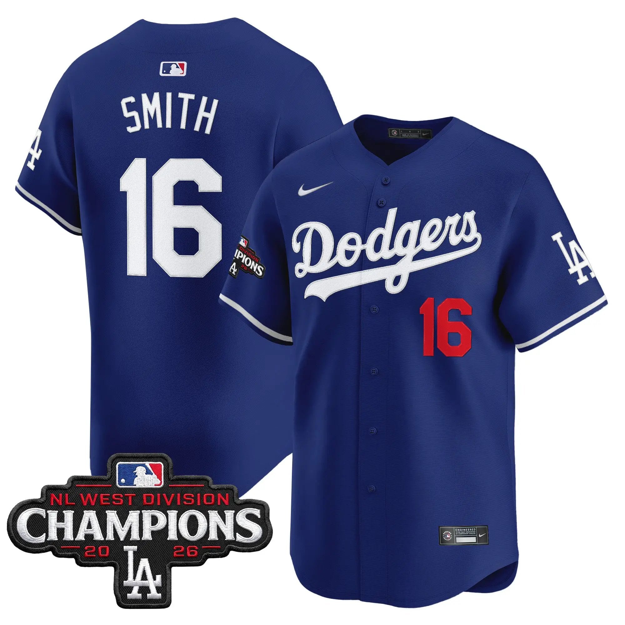 Will Smith Jersey #16 Los Angeles Dodgers NL West Division Champions Patch Vapor Premier Limited Stitched - Top Design Fan Will Smith Jersey #16 Los Angeles Dodgers NL West Division Champions Patch Vapor Premier Limited Stitched