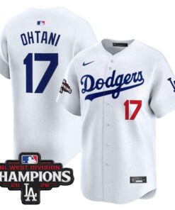 shohei-ohtani-jersey-17-los-angeles-dodgers-nl-west-division-champions-patch-vapor-premier-limited-stitched-02 - Top Design Fan Shohei Ohtani Jersey #17 Los Angeles Dodgers NL West Division Champions Patch Vapor Premier Limited Stitched