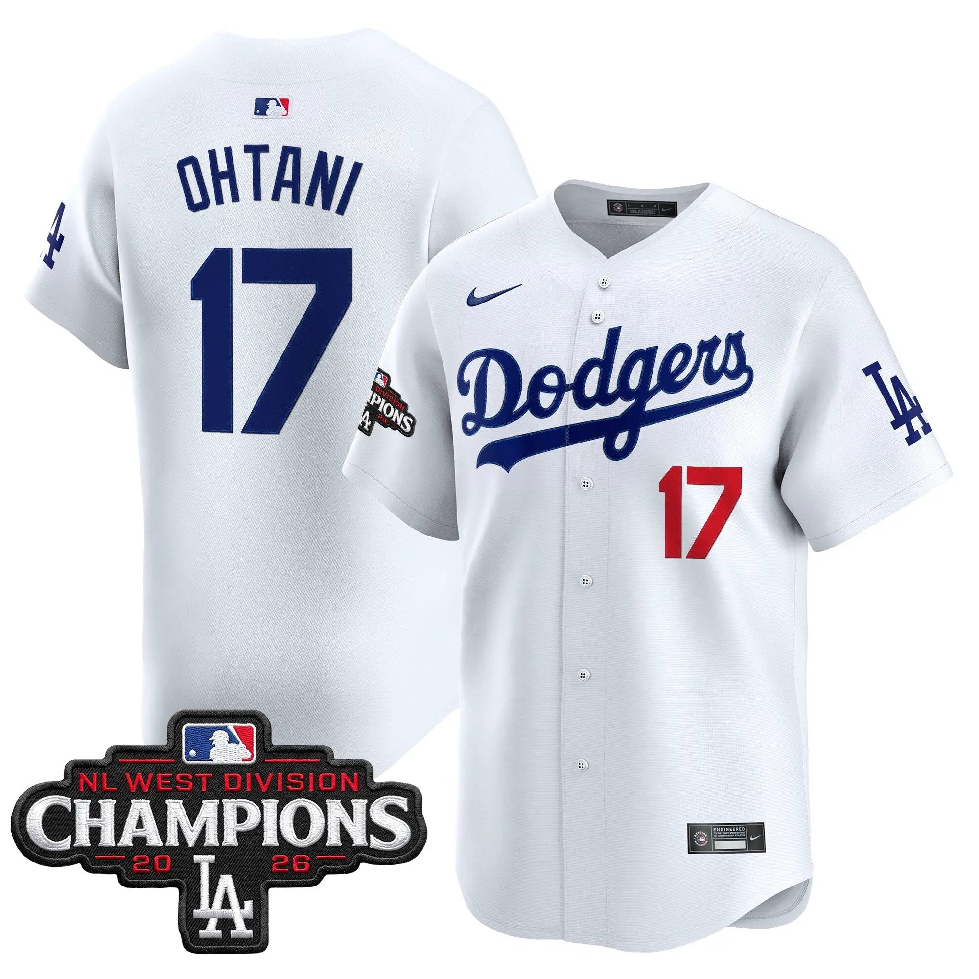 shohei-ohtani-jersey-17-los-angeles-dodgers-nl-west-division-champions-patch-vapor-premier-limited-stitched-02 - Top Design Fan Shohei Ohtani Jersey #17 Los Angeles Dodgers NL West Division Champions Patch Vapor Premier Limited Stitched