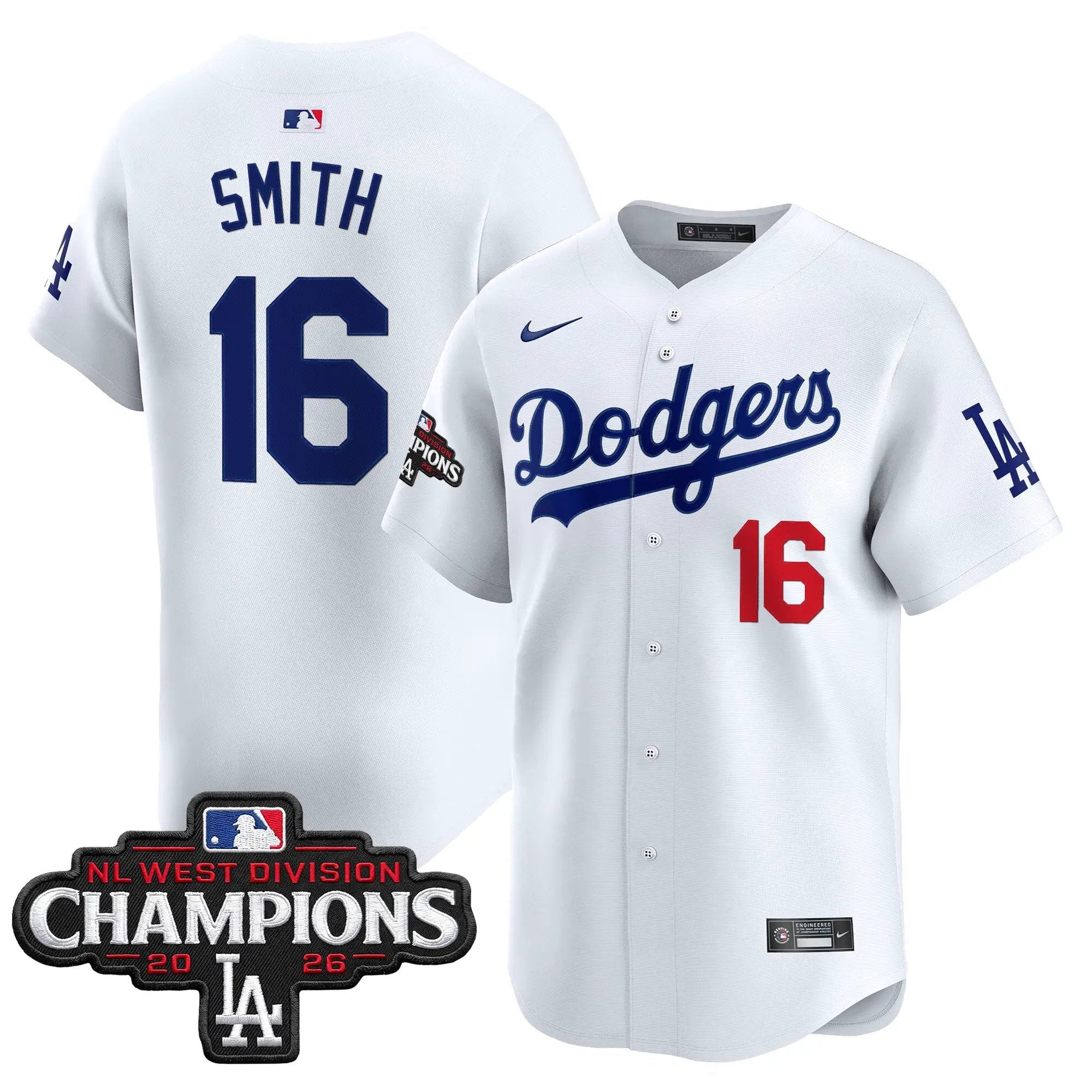will-smith-jersey-16-los-angeles-dodgers-nl-west-division-champions-patch-vapor-premier-limited-stitched-02 - Top Design Fan Will Smith Jersey #16 Los Angeles Dodgers NL West Division Champions Patch Vapor Premier Limited Stitched