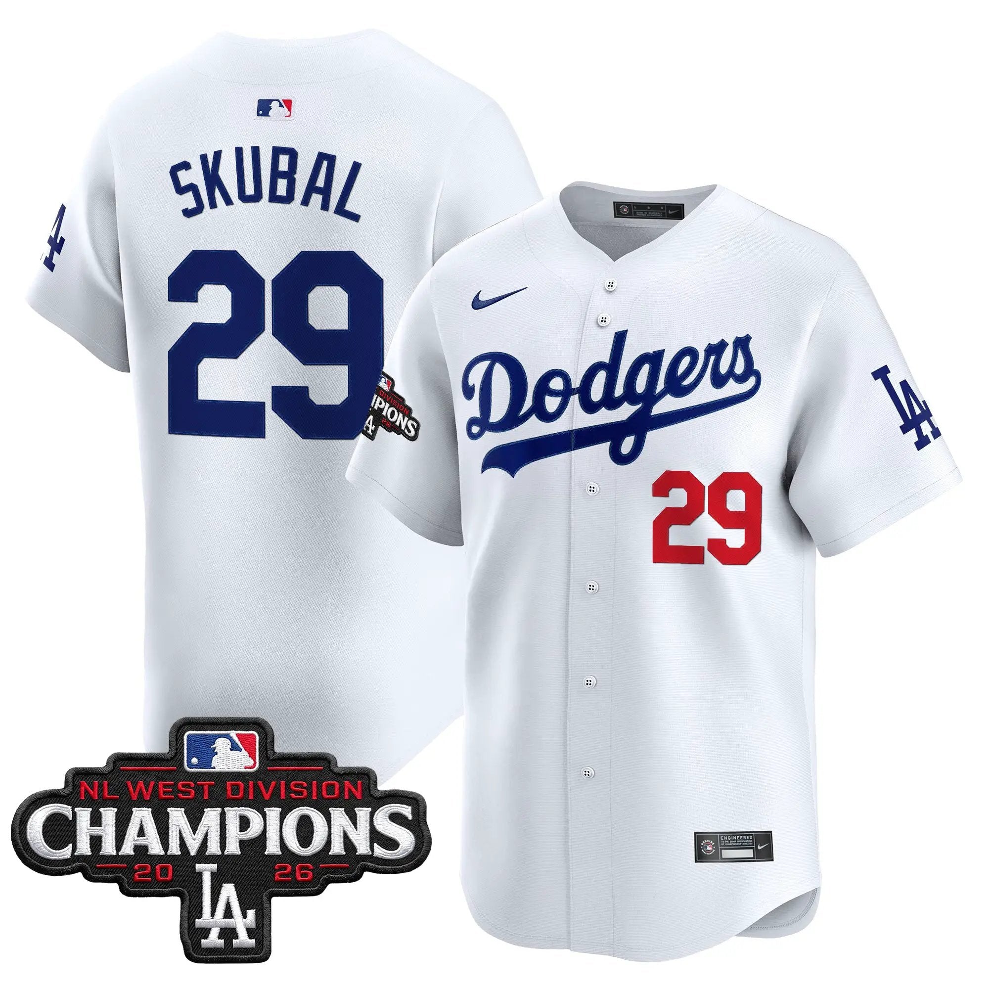 tarik-skubal-jersey-29-los-angeles-dodgers-nl-west-division-champions-patch-vapor-premier-limited-stitched-02 - Top Design Fan Tarik Skubal Jersey #29 Los Angeles Dodgers NL West Division Champions Patch Vapor Premier Limited Stitched