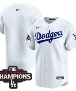 Team Jersey Blank Los Angeles Dodgers NL West Division Champions Patch Vapor Premier Limited Stitched