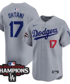 shohei-ohtani-jersey-17-los-angeles-dodgers-nl-west-division-champions-patch-vapor-premier-limited-stitched-03 - Top Design Fan Shohei Ohtani Jersey #17 Los Angeles Dodgers NL West Division Champions Patch Vapor Premier Limited Stitched