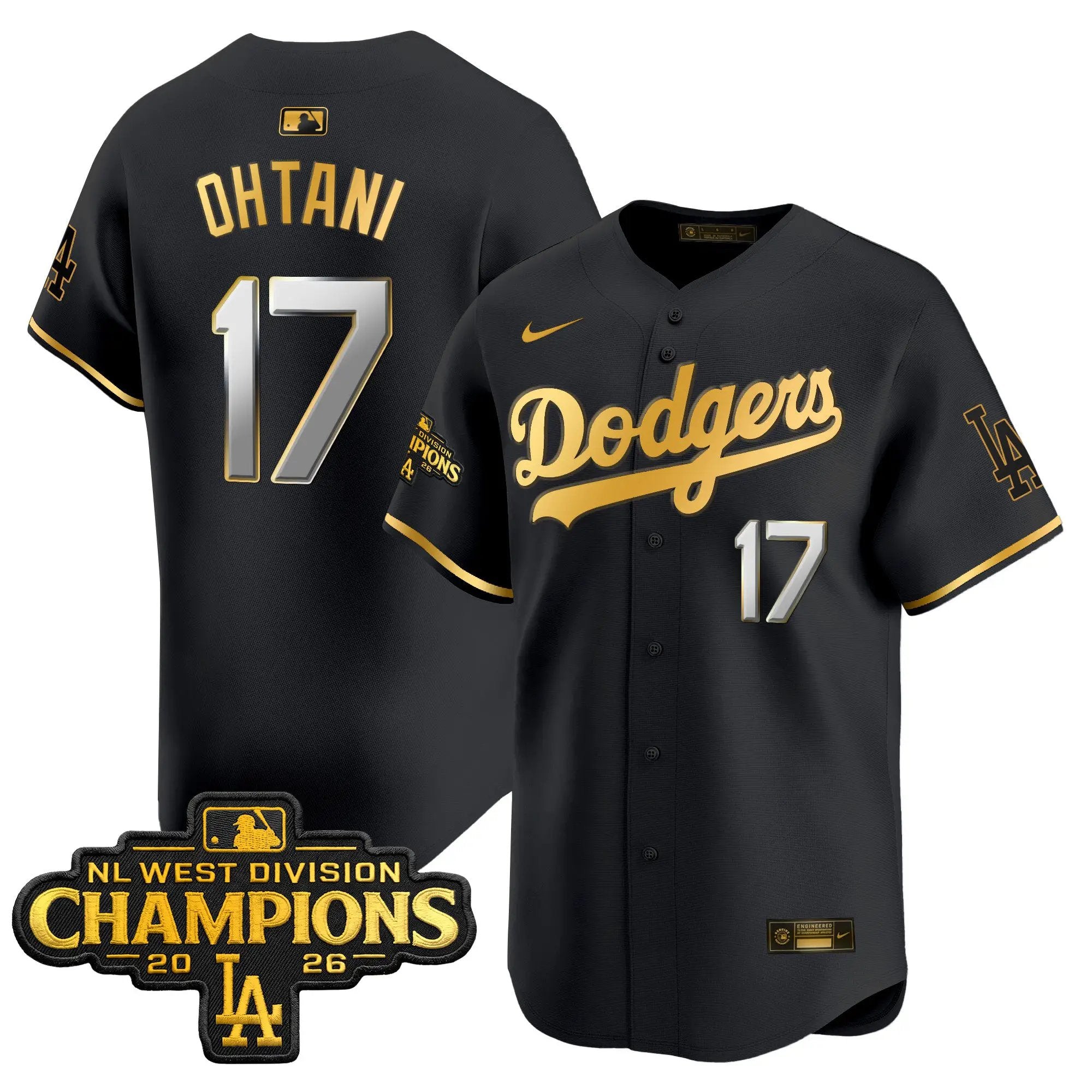 shohei-ohtani-jersey-17-los-angeles-dodgers-nl-west-division-champions-patch-vapor-premier-limited-stitched-05 - Top Design Fan Shohei Ohtani Jersey #17 Los Angeles Dodgers NL West Division Champions Patch Vapor Premier Limited Stitched