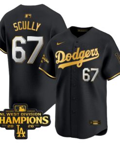 vin-scully-jersey-67-los-angeles-dodgers-nl-west-division-champions-patch-vapor-premier-limited-stitched-05 - Top Design Fan Vin Scully Jersey #67 Los Angeles Dodgers NL West Division Champions Patch Vapor Premier Limited Stitched