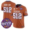Hook 'Em Jersey #512 Texas Longhorns 2026 Latino Heritage Month Vapor Limited All Stitched - Top Design Fan Hook 'Em Jersey #512 Texas Longhorns 2026 Latino Heritage Month Vapor Limited All Stitched