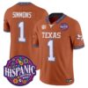 Colin Simmons Jersey #1 Texas Longhorns 2026 Latino Heritage Month Vapor Limited All Stitched - Top Design Fan Colin Simmons Jersey #1 Texas Longhorns 2026 Latino Heritage Month Vapor Limited All Stitched