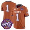 Team Jersey #1 Texas Longhorns 2026 Latino Heritage Month Vapor Limited All Stitched - Top Design Fan Team Jersey #1 Texas Longhorns 2026 Latino Heritage Month Vapor Limited All Stitched