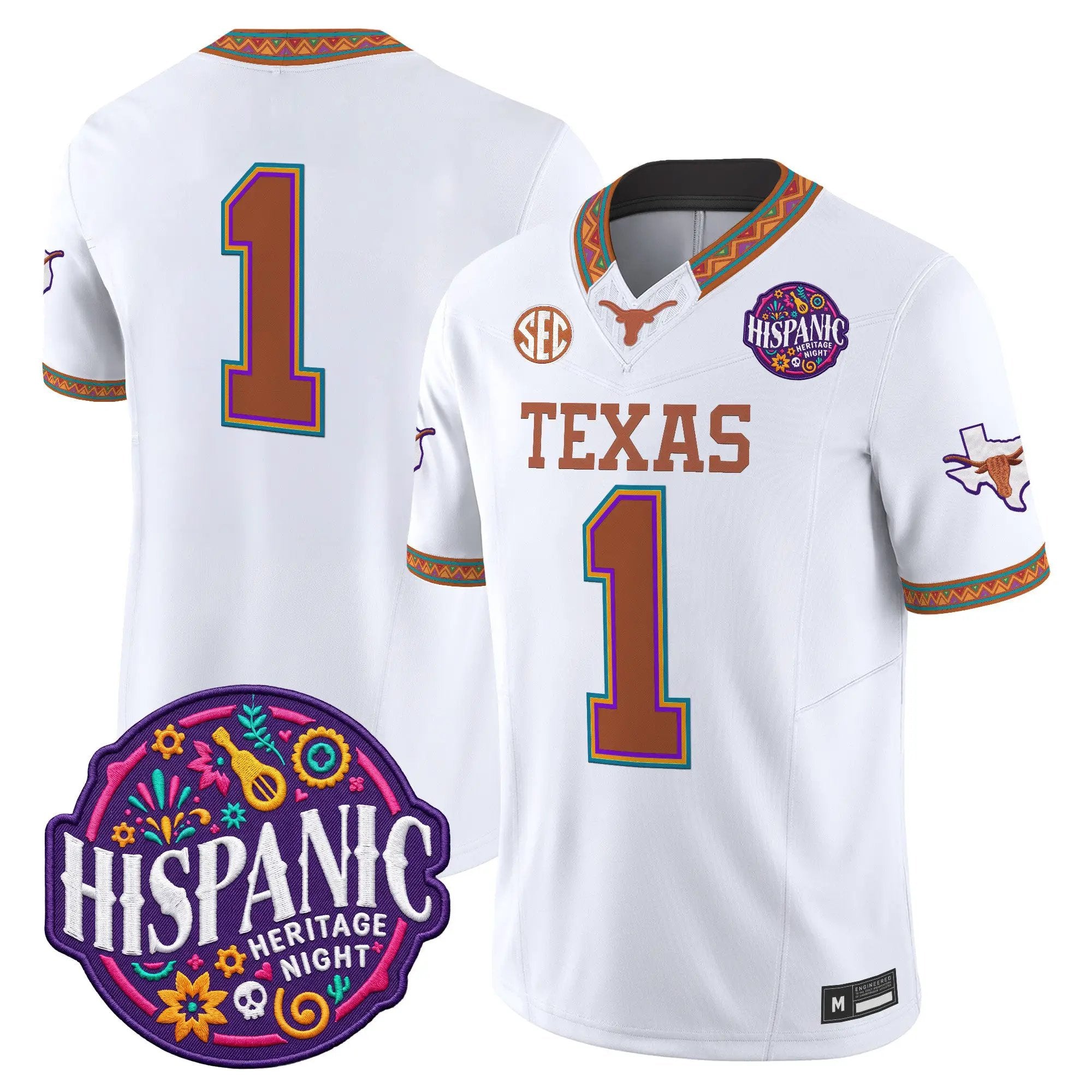 team-jersey-1-texas-longhorns-2026-latino-heritage-month-vapor-limited-all-stitched-02 - Top Design Fan Team Jersey #1 Texas Longhorns 2026 Latino Heritage Month Vapor Limited All Stitched