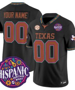 Texas Longhorns 2026 Latino Heritage Month Vapor Limited Custom Jersey - All Stitched
