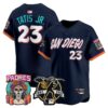 Fernando Tatis Jr. Jersey #23 San Diego Padres 2026 City Connect Vapor Premier Limited Tony Gwynn Patch Stitched - Top Design Fan Fernando Tatis Jr. Jersey #23 San Diego Padres 2026 City Connect Vapor Premier Limited Tony Gwynn Patch Stitched