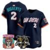 Xander Bogaerts Jersey #2 San Diego Padres 2026 City Connect Vapor Premier Limited Tony Gwynn Patch Stitched