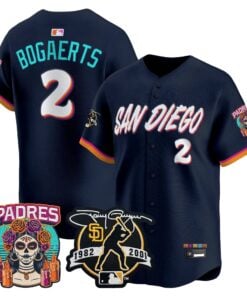 Xander Bogaerts Jersey #2 San Diego Padres 2026 City Connect Vapor Premier Limited Tony Gwynn Patch Stitched