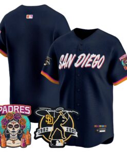 Team Jersey Blank San Diego Padres 2026 City Connect Vapor Premier Limited Tony Gwynn Patch Stitched