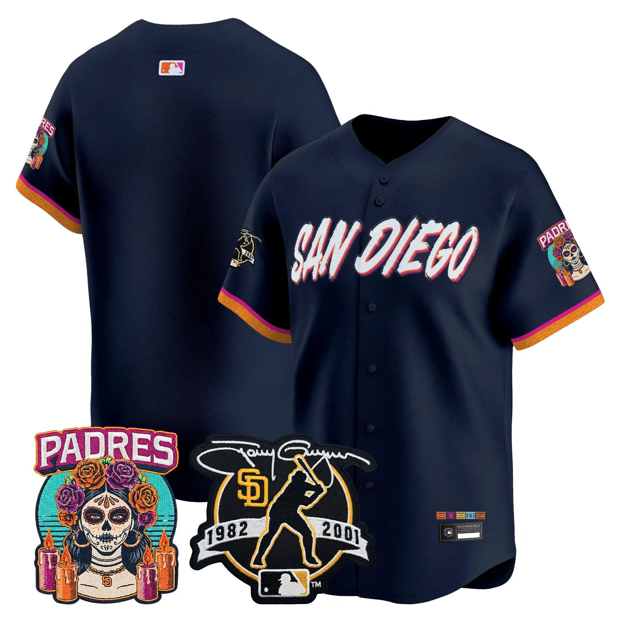 Team Jersey Blank San Diego Padres 2026 City Connect Vapor Premier Limited Tony Gwynn Patch Stitched - Top Design Fan Team Jersey Blank San Diego Padres 2026 City Connect Vapor Premier Limited Tony Gwynn Patch Stitched