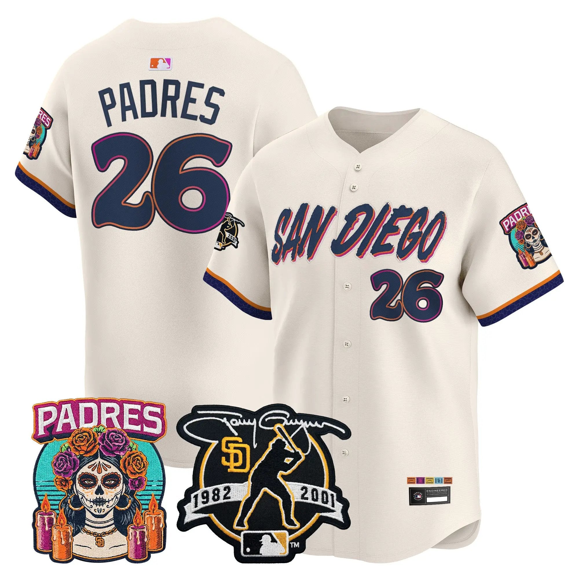 padres-jersey-26-san-diego-padres-2026-city-connect-vapor-premier-limited-tony-gwynn-patch-stitched-02 - Top Design Fan Padres Jersey #26 San Diego Padres 2026 City Connect Vapor Premier Limited Tony Gwynn Patch Stitched