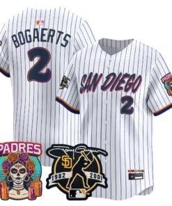 Xander Bogaerts Jersey #2 San Diego Padres 2026 City Connect Vapor Premier Limited Tony Gwynn Patch Stitched