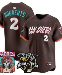 Xander Bogaerts Jersey #2 San Diego Padres 2026 City Connect Vapor Premier Limited Tony Gwynn Patch Stitched
