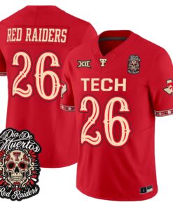 red-raiders-jersey-26-texas-tech-red-raiders-dia-de-los-muertos-vapor-limited-all-stitched-02 - Top Design Fan Red Raiders Jersey #26 Texas Tech Red Raiders Día de los Muertos Vapor Limited All Stitched