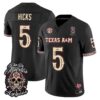 DJ Hicks Jersey #5 Texas A&M Aggies Día de los Muertos Vapor Limited All Stitched
