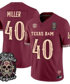 Von Miller Jersey #40 Texas A&M Aggies Día de los Muertos Vapor Limited All Stitched