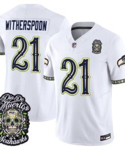 Seattle Seahawks Día de los Muertos Vapor Limited Jersey - All Stitched