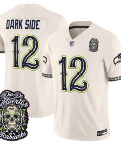 Seattle Seahawks Día de los Muertos Vapor Limited Jersey - All Stitched