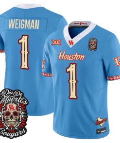 Conner Weigman Jersey #1 Houston Cougars Día de los Muertos Vapor Limited All Stitched