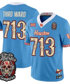 Third Ward Jersey #713 Houston Cougars Día de los Muertos Vapor Limited All Stitched