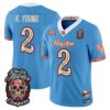 Koby Young Jersey #2 Houston Cougars Día de los Muertos Vapor Limited All Stitched