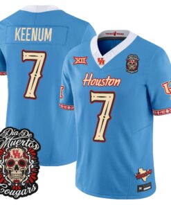 Case Keenum Jersey #7 Houston Cougars Día de los Muertos Vapor Limited All Stitched