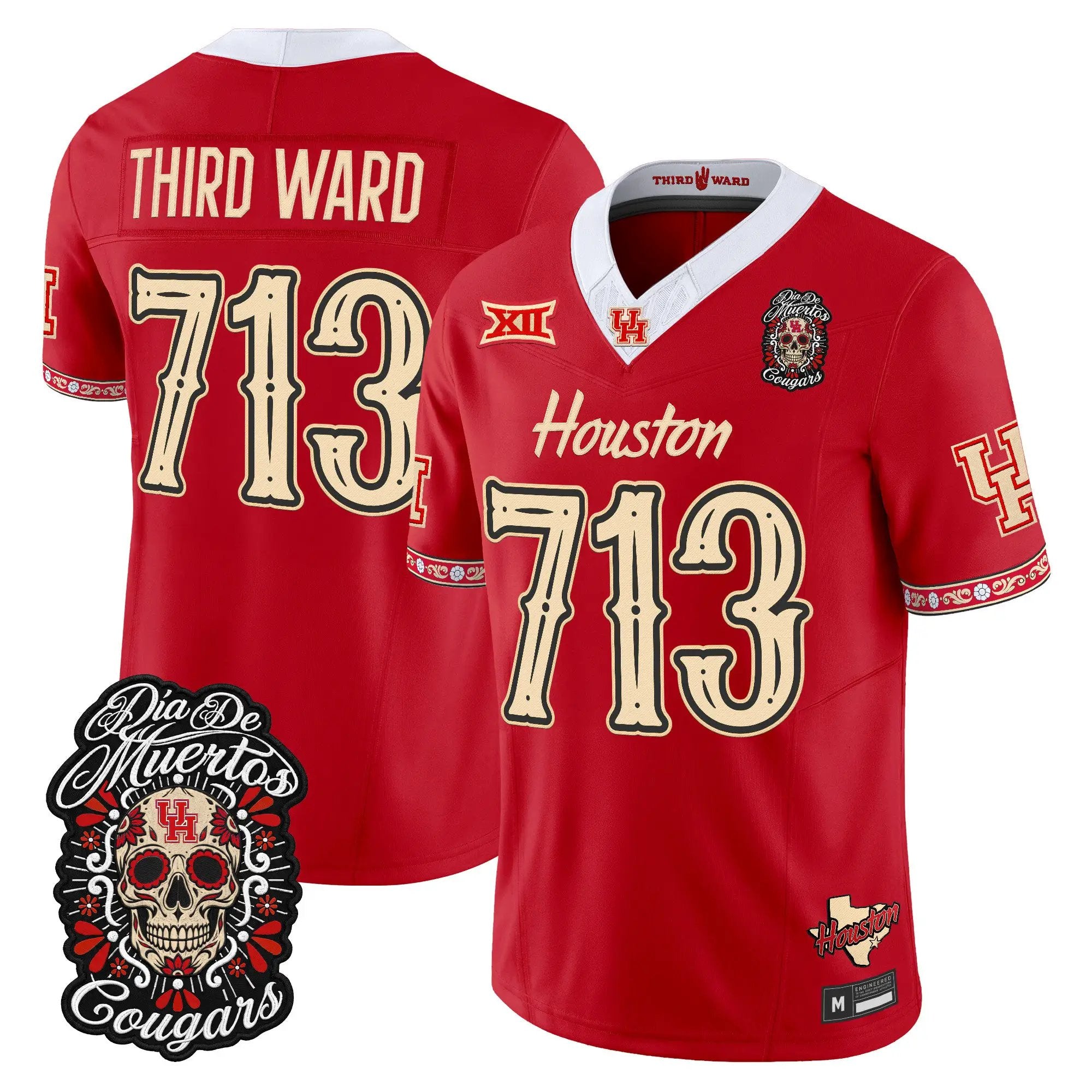 third-ward-jersey-713-houston-cougars-dia-de-los-muertos-vapor-limited-all-stitched-02 - Top Design Fan Third Ward Jersey #713 Houston Cougars Día de los Muertos Vapor Limited All Stitched