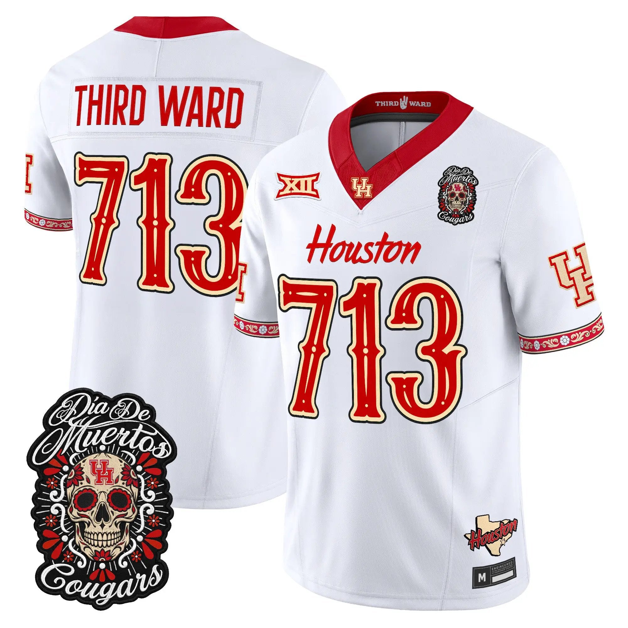 third-ward-jersey-713-houston-cougars-dia-de-los-muertos-vapor-limited-all-stitched-03 - Top Design Fan Third Ward Jersey #713 Houston Cougars Día de los Muertos Vapor Limited All Stitched