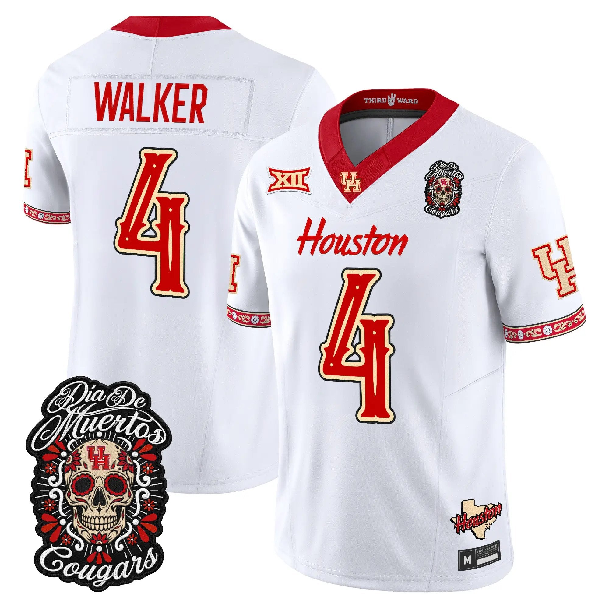trent-walker-jersey-4-houston-cougars-dia-de-los-muertos-vapor-limited-all-stitched-03 - Top Design Fan Trent Walker Jersey #4 Houston Cougars Día de los Muertos Vapor Limited All Stitched