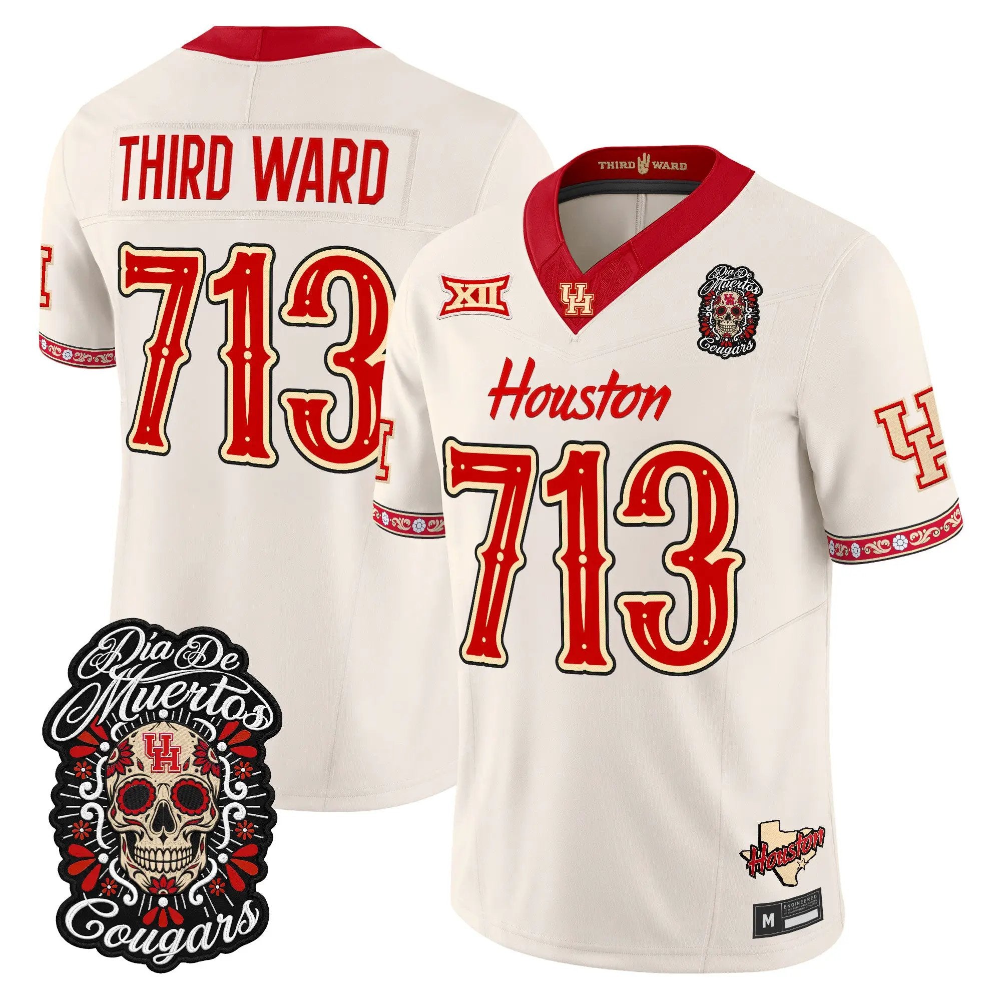 third-ward-jersey-713-houston-cougars-dia-de-los-muertos-vapor-limited-all-stitched-04 - Top Design Fan Third Ward Jersey #713 Houston Cougars Día de los Muertos Vapor Limited All Stitched