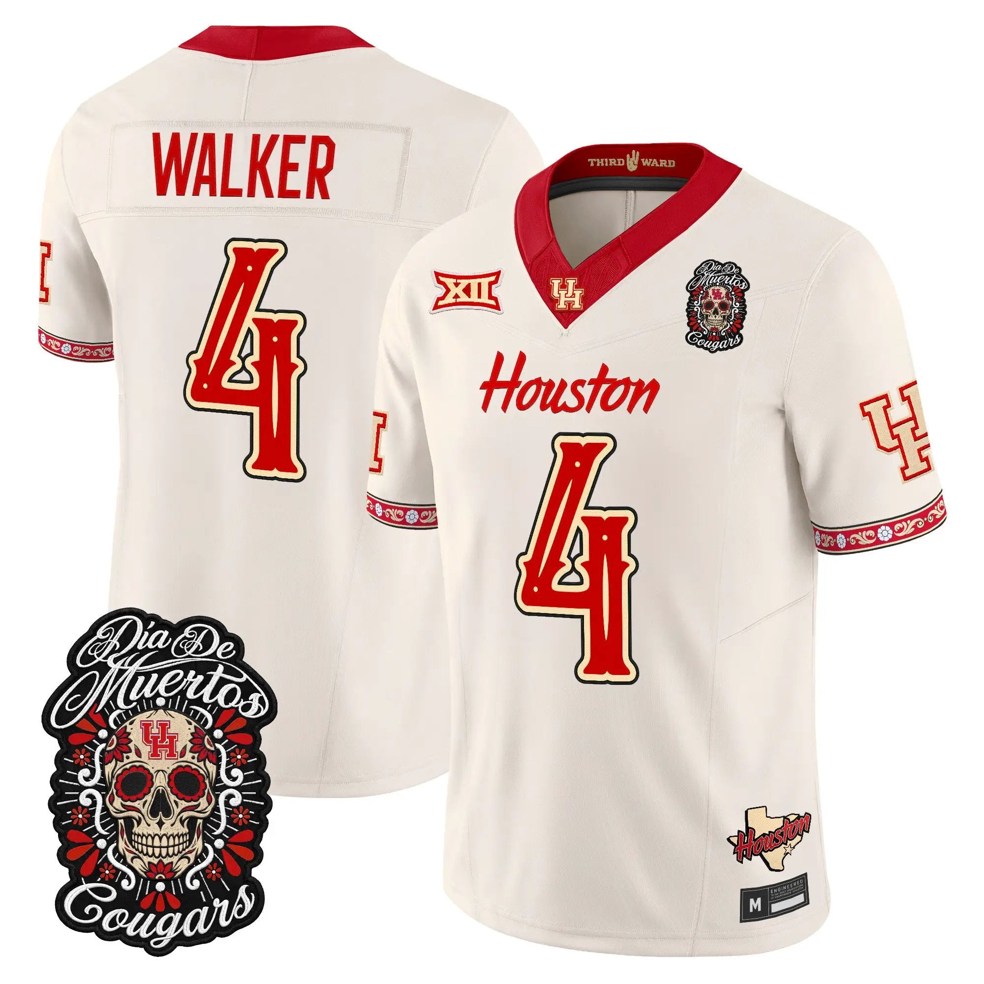 trent-walker-jersey-4-houston-cougars-dia-de-los-muertos-vapor-limited-all-stitched-04 - Top Design Fan Trent Walker Jersey #4 Houston Cougars Día de los Muertos Vapor Limited All Stitched