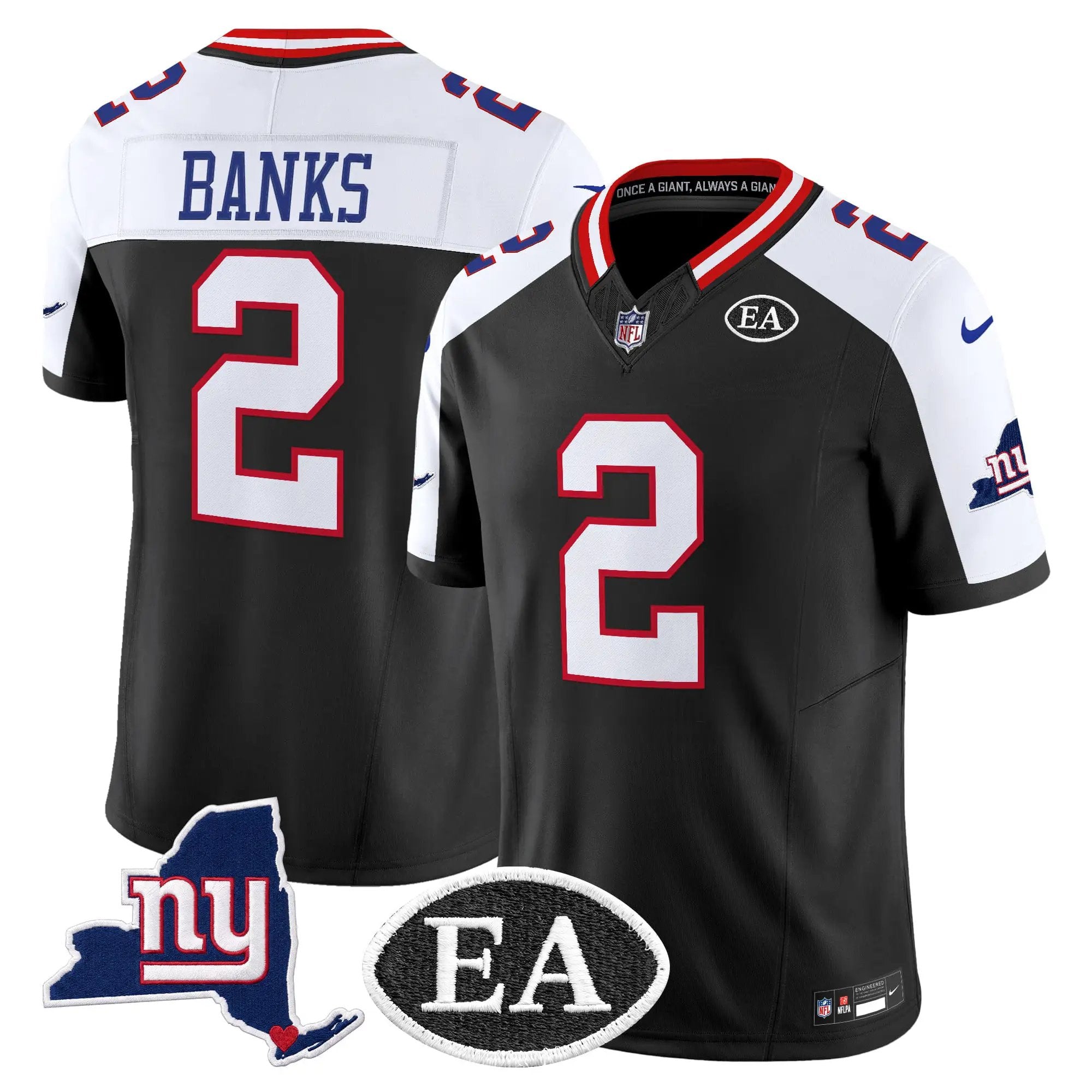 new-york-giants-ernie-accorsi-memorial-state-patch-vapor-limited-jersey-all-stitched-04 - Top Design Fan New York Giants Ernie Accorsi Memorial & State Patch Vapor Limited Jersey - All Stitched