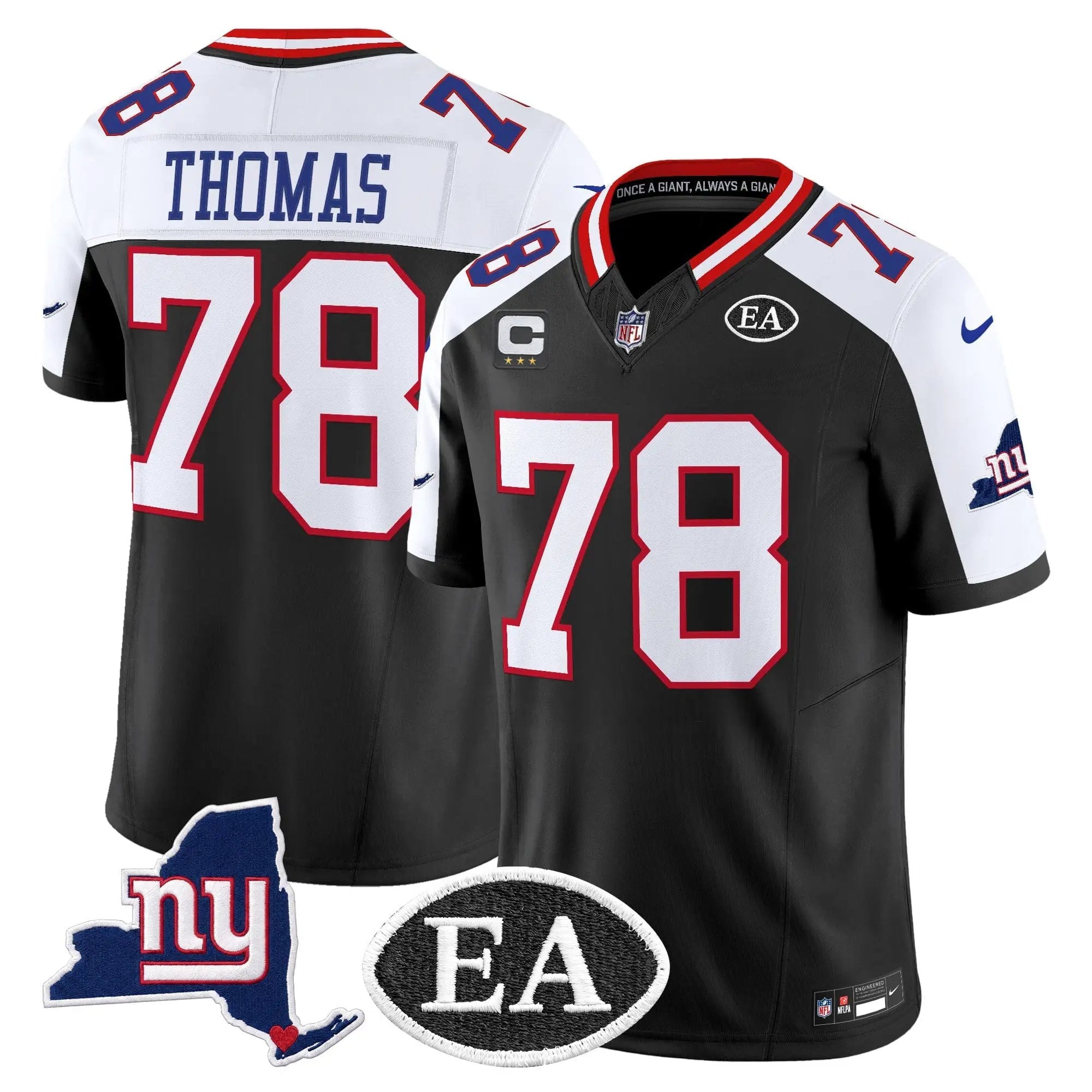 new-york-giants-ernie-accorsi-memorial-state-patch-vapor-limited-jersey-all-stitched-08 - Top Design Fan New York Giants Ernie Accorsi Memorial & State Patch Vapor Limited Jersey - All Stitched