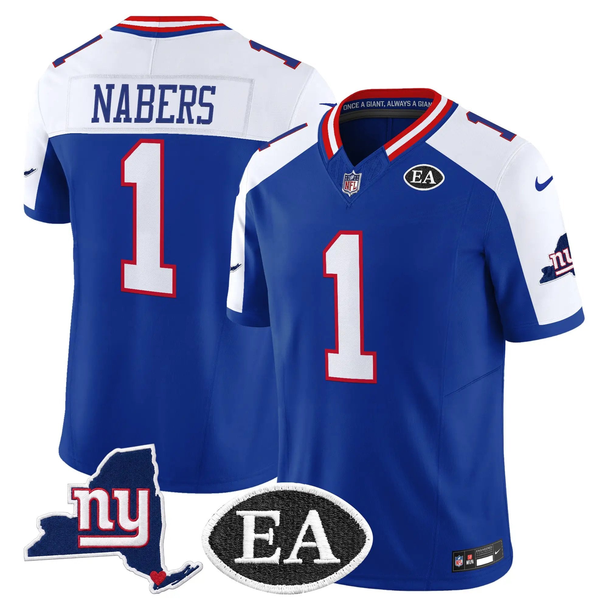 new-york-giants-ernie-accorsi-memorial-state-patch-vapor-limited-jersey-all-stitched-16 - Top Design Fan New York Giants Ernie Accorsi Memorial & State Patch Vapor Limited Jersey - All Stitched